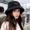 Winter Lamb Hair Fisherman Hat Women'S Plush Hat Outdoor Versatile Hat