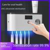 Smart UV Disinfection Wall-Mounted Toothbrush Holder & Storage Rack