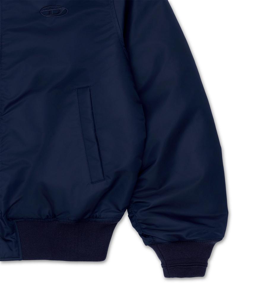 DIESEL W-Type-D1 Bomber Jacket - Navy:Brown