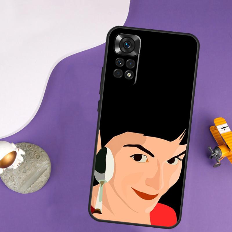 Amelie Movie Poster Case For Xiaomi Redmi Note 13 Pro 14 12 9 10 11 Pro 10S 11S 12S Redmi 10C 13C 14C 12C Cover