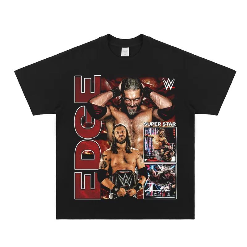 2025 Men's and Women's Summer Wrestling Edge Short Sleeve, John Cena T-Shirt, Chris Jericho Half Sleeve, Randy Orton