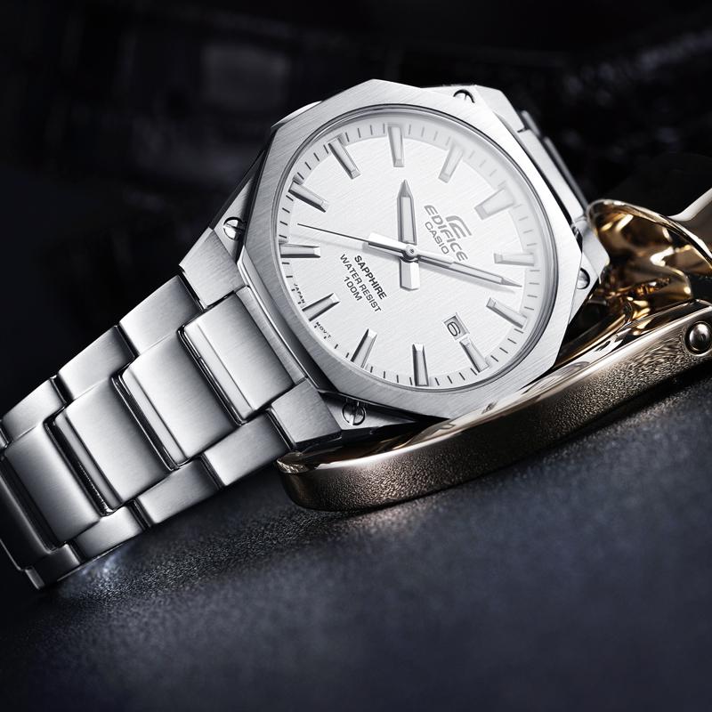 Casio Мужские часы EDIFICE Белые EFR-S108YD-7A EFR-S108YD-7A