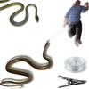 1.2M Snake Prank with String Clip Realistic Rubber Snake Prank Toy With Clamp