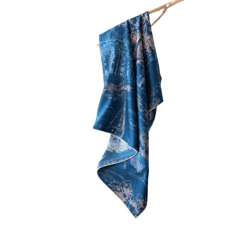 Silk Scarf Mom 100% Mulberry Square Neckerchief Gift Box Mothers Day Womens Fashion Accessory