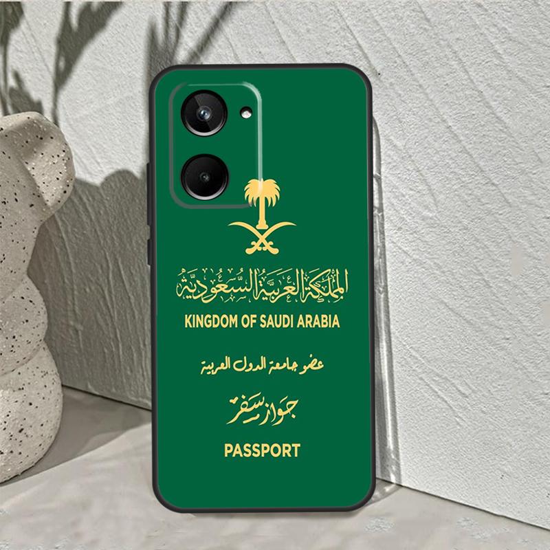 Флаг Королевства Саудовская Аравия Для Realme GT7 Pro GT6 C67 C65 C63 C61 C55 C53 C51 C35 C71 C75 10 11 12 13 14 Pro Plus Чехол