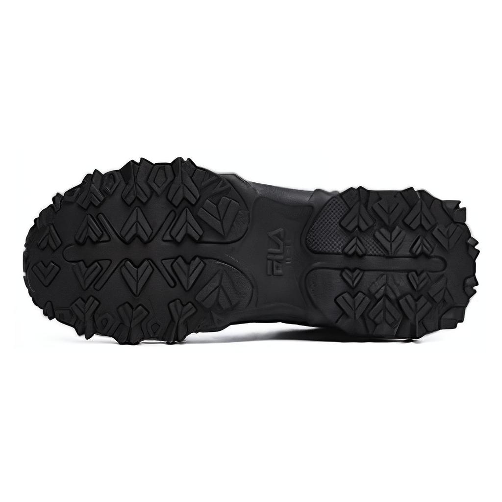 Fila Oakmont 2 Mid Ткань Синтетическая кожа ТПУ Ретро Амортизирующие Износостойкие Дышащие Кроссовки для пап Женские кроссовки Черные F12W242115FBK