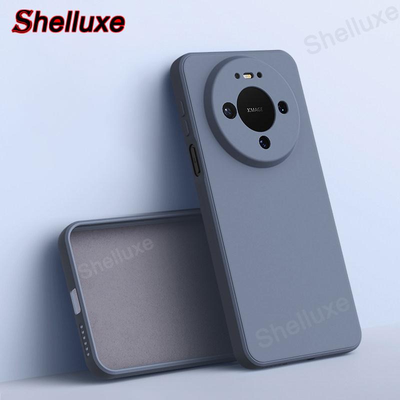 Shelluxe Square Original Liquid Silicone Case For Huawei Mate 80 70 Pro Max Mate80 Pro+ Mate70 Air Global Silky Feel Phone Cover