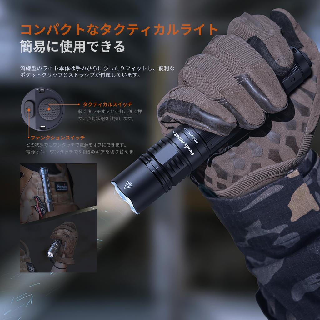 Fenix PD36R Pro E03R Предложение Перезаряжаемый Светодиодный Катастрофа Высокий Идеально подходит для Катастрофа Собака На открытом воздухе Ночь Насекомые Рыбалка + V2.0 (Серый) Набор на ограниченное время