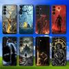 Чехол для телефона Samsung Galaxy A13, A21s, A22, A31, A32, A52, A53, A71, A80, D-Dark S-Souls Game Мягкий Черный Корпус