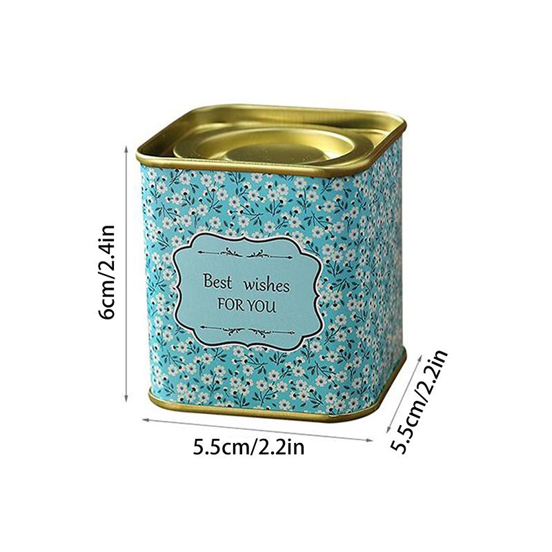 Контейнеры для чайных емкостей, банки для свечей, кофейные конфеты, закуски, маленькие жестяные мини-контейнеры для хранения, герметичные банки, упаковка для чайной посуды