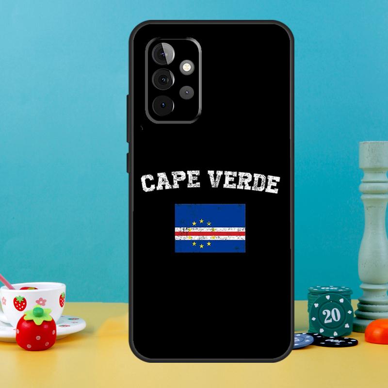 Cape Verde Flag Coat of Arms Case For Samsung Galaxy A52 A32 A12 A14 A34 A54 A13 A33 A53 A73 A50 A70 A71 A51 Back Cover