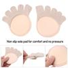 Accessries High Heels Pain Relief Foot Care Forefoot Pad Toe Socks Non-Slip Five Fingers Socks