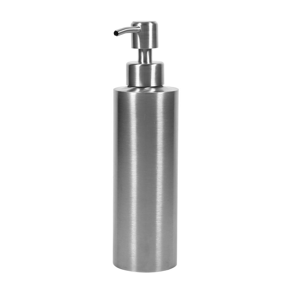 350ml Stainless Steel Soap Dispenser Kitchen Sink Faucet Bathroom Shampoo Box Soap Container