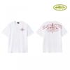 CORT Alcatraz Basic Short Sleeve T-Shirt Phantom Letter Print Couple Streetwear Teens