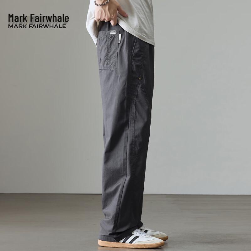Mark Fairwhale Men's 2025 Autumn/Winter Drawstring Straight Casual Pants