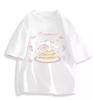 2026 New Fashion RoundNeck ShortSleeve TShirt Spring Summer Sanrio Cinnamoroll Women TShirt Cute Top Clothing