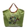 Women's Bag New Nylon Embroidered Bag Fashionable Large-capacity Portable Shoulder Shopping Bag