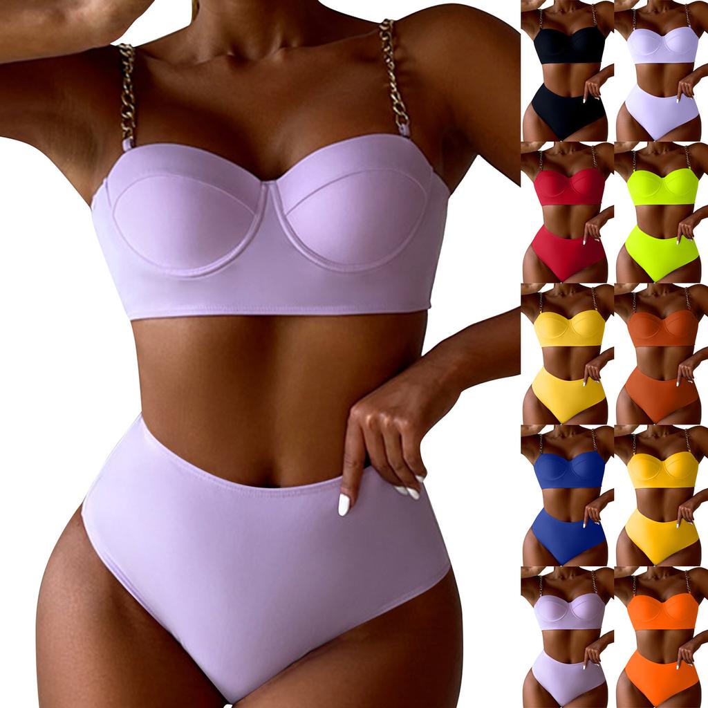 Женский купальник, цельный купальник, майка с трусиками, облегающий купальник, однотонный купальник, купальник