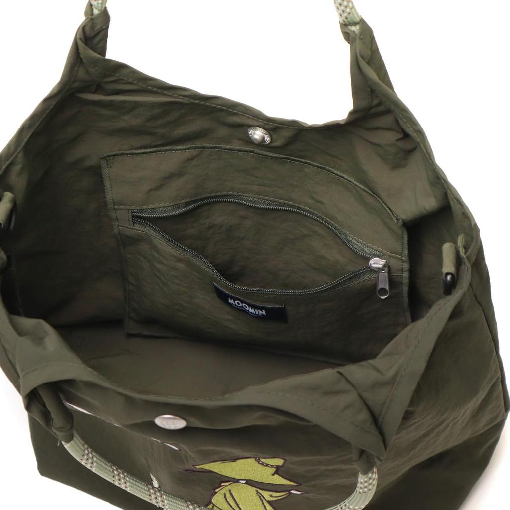 Embroidered Bag for Women Cool Gray [Moomin] 2-way Rmpk-02 (Little My)