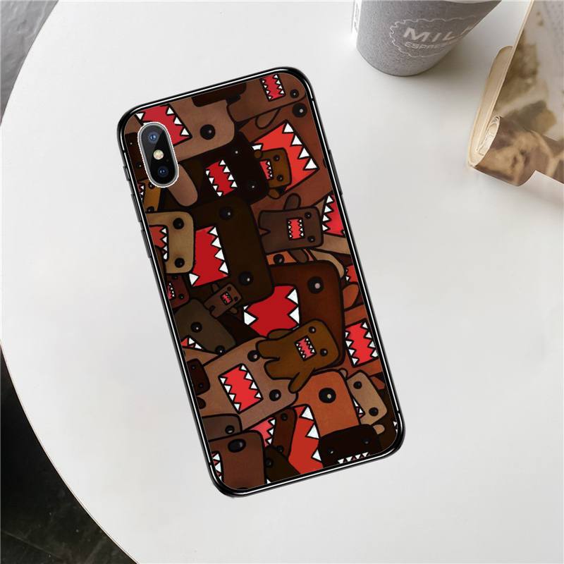 Чехол для телефона с милым рисунком Domo-kun japan для iPhone 12 11 13 7 8 6 s plus x xs xr pro max mini shell