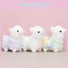 Adorable Alpaca Plush Animal Doll Keychain Girl Backpack Charm Soft Gift Toy