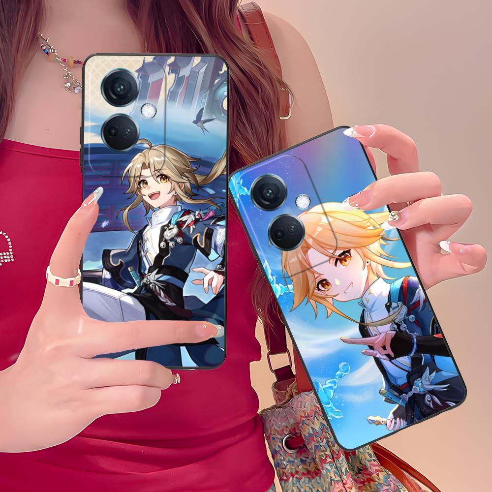 HSR Yanqing Matte TPU Mobile Phone Case for OPPO Find X9 X8 X7 X6 X5 X3 X2 Plus s Pro Ultra Lite Colorful Printing Cover
