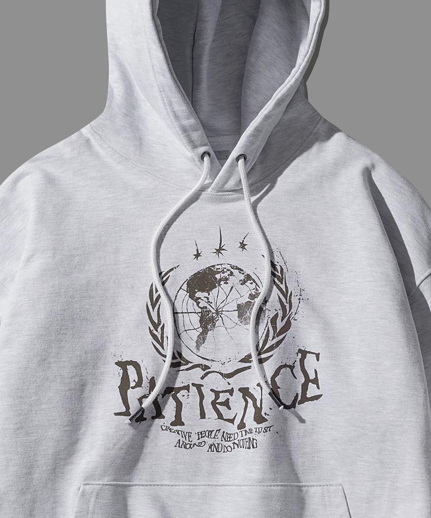 Худи из плотного хлопка Patience Белый Овсяный Kmhd6810