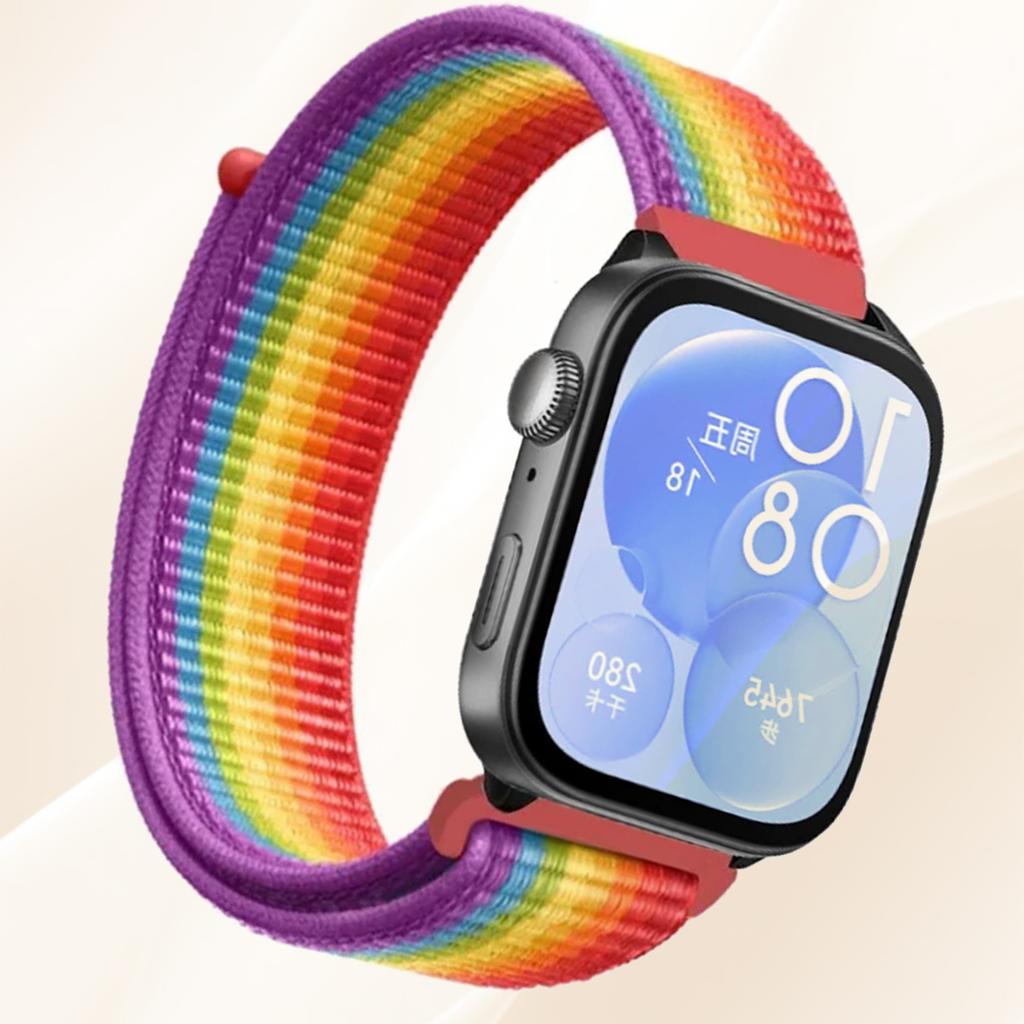 Нейлоновая петлевая лента Для huawei watch fit 3 ремешок умный браслет дышащий Спортивные ремешки браслет для huawei fit3 Аксессуары