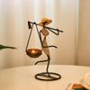 Vintage Iron Candlestick Decoration Nordic Light Luxury Candlelight Dinner Romantic Small Decoration
