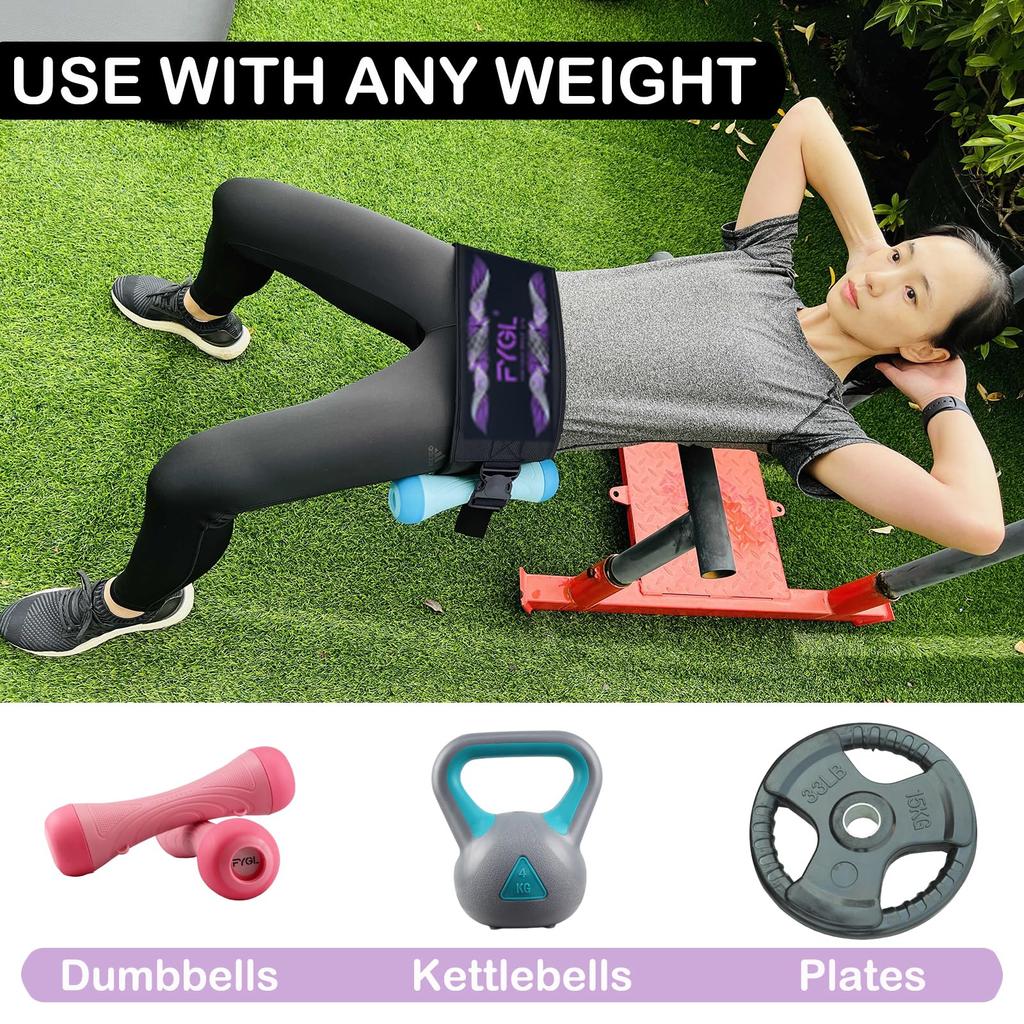 FYGL Gluteus Training Hip Thrust Purple Belt,