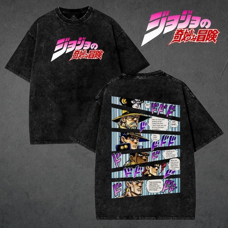 Retro Anime Manga Panel T Shirt, Vintage Comic Style Graphic Tee, Japanese Anime