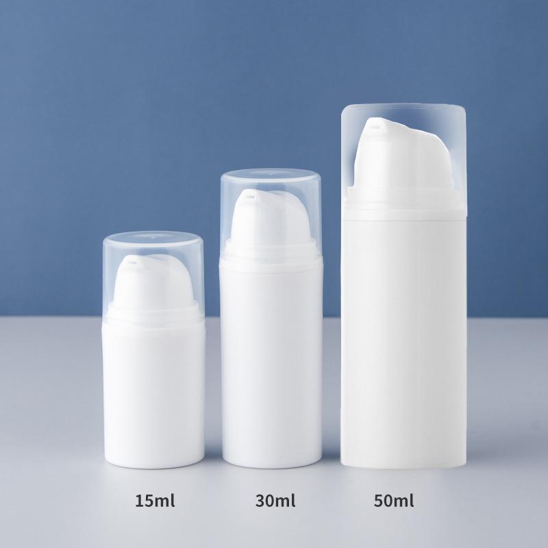15/30/50Ml Empty Airless Pump Bottles Mini Lotion Vacuum Cosmetic Containers Women Make Up Travel Emulsion Bottle
