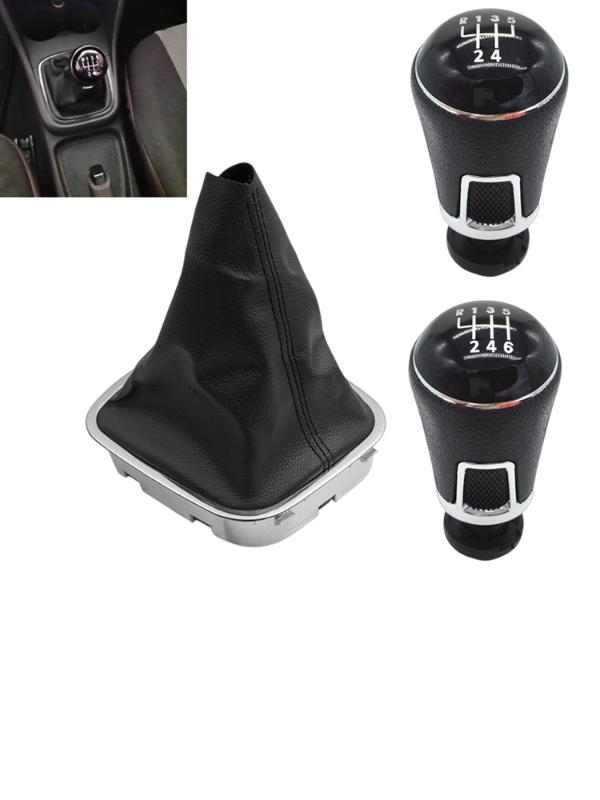 Gear Shift Knob Shifter Lever Stick Gaiter Boot Cover Cars Accessories for Volkswagen VW POLO 6C 2011- 2015 2016 2017 2018 2019