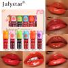 Glossy Mirror Lip Glaze Set Lip Dye Not Easy To Fade Non-stick Cup Moisturizing Lipstick Water