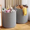Foldable Fabric Storage Basket, Suitable for Laundry and Clothes - Multifunctional Bathroom Storage Basket with Handle, Home Storage Container