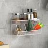 Корзина для хранения из проволочной сетки Yousheng, большая вместимость, прочная, несущая, простая в установке, настенная полка, органайзер, корзина