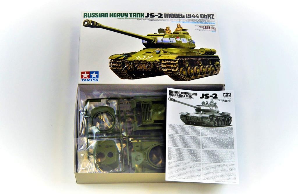 Tamiya Военно-миниатюрная серия 289 Советский армейский тяжелый танк 1944 ЧКЗ Пластиковая модель 35289 1/35 №. ИС-2
