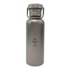 TITAN MANIA Titanium Water Bottle, Medium Size, 600ml, Fireproof, Lightweight, Camping, Outdoor Sports, Sports Mug, Direct Drinking, Rustproof, Wide