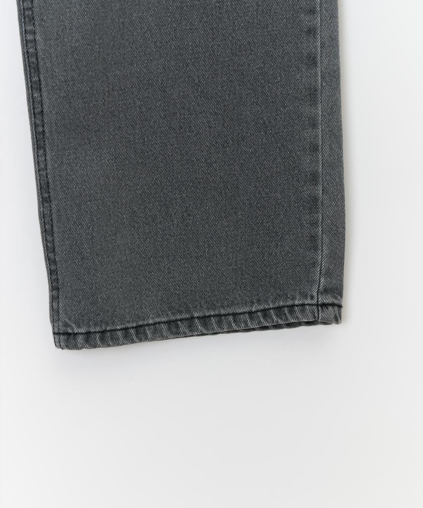 JBYRARA Normal Wash Straight Fit Denim Pants_Deep Gray
