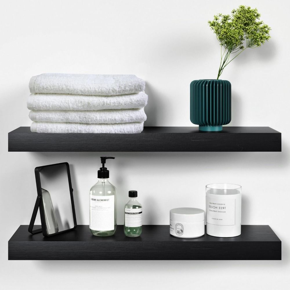 Durable Floating Shelves Invisible Brackets Display Stands Plant Rack  Household