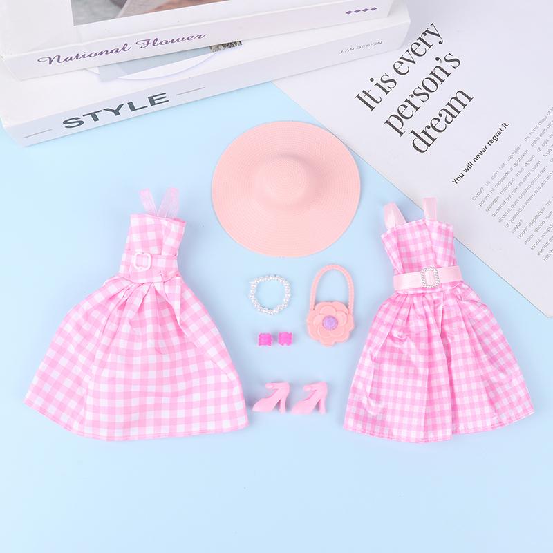 Пальто Хлопковая куртка Зимнее платье Длинная одежда Меховое пальто Аксессуары для кукол Игрушки