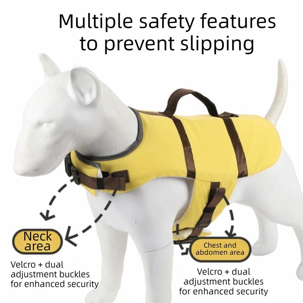 Waterproof Dog Life Jacket High Flotation Pet Surfing Costume Pet Clothes Pet Life Vest Swimming