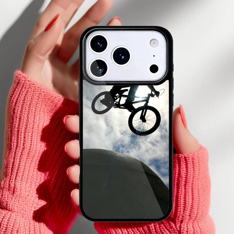 Чехол для телефона BMX Велосипед Экстремальный спорт для iPhone 17 16 15 14 13 Pro Max Задняя крышка для 12 11 Pro Coque