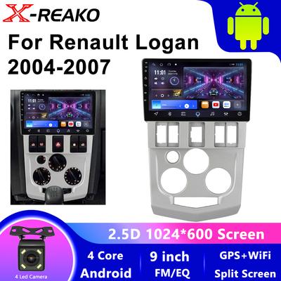Android 13 для Renault Logan I 2004 2005 2006 2007 2008 2009 Мультимедиа GPS Автомобильный плеер Авто Радио Навигация Стерео Carplay DVD