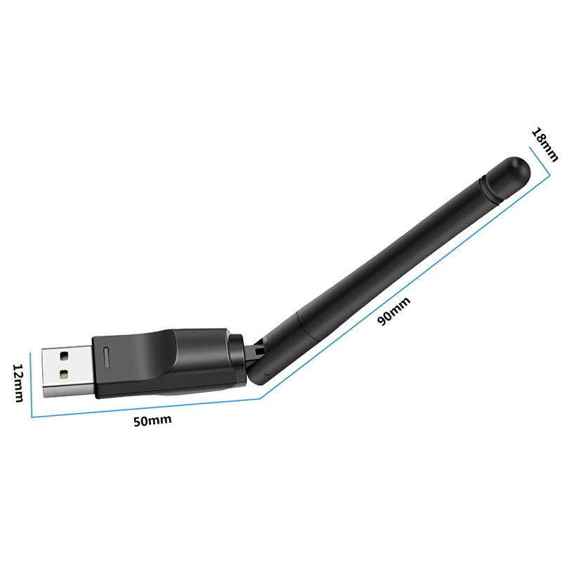 USB Wi-Fi адаптер 150 Мбит/с Беспроводная сеть Сетевая карта Wi-Fi приемник ПК Ноутбук