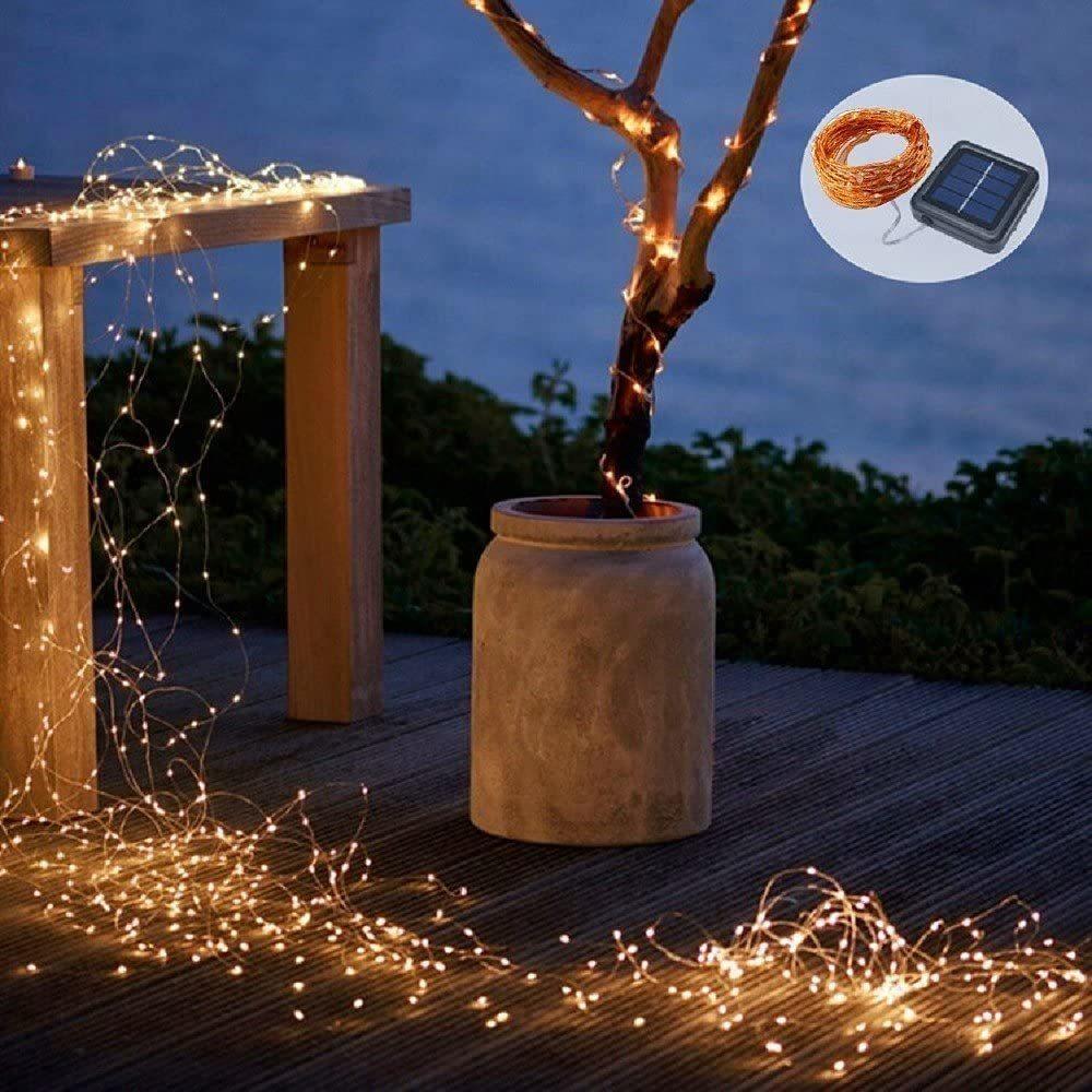 LED Solar Light Outdoor Lamp String Lights for Holiday Christmas Party Waterproof Fairy Lights Garden Garland Lantern