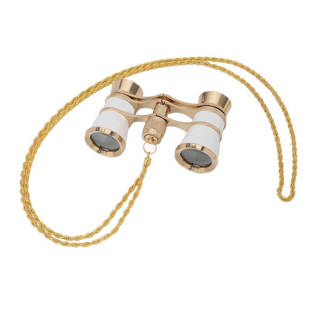 Театральные очки 3X25 Оперный бинокль 3X25 Оперные очки Бинокль с цепочкой для наблюдения за птицами
