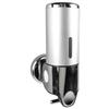Wall Mounted Soap Dispenser Silver ABS Conditioner Body Wash Dispenser 500ml Soap Liquid Holder for