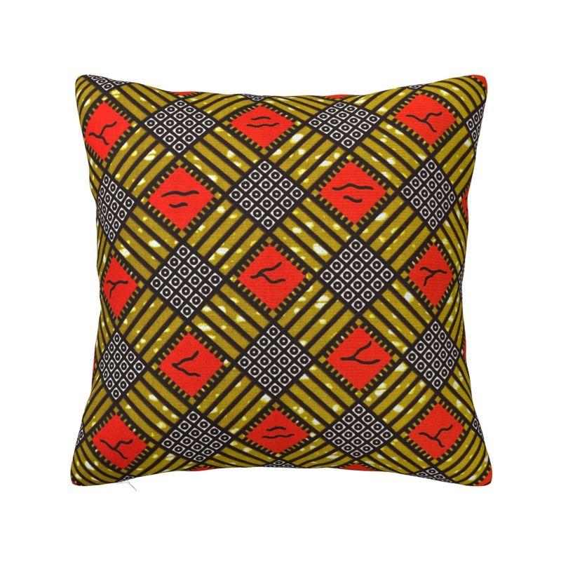 African Ethnic Ankara Style Cushion Cover x cm Polyester Soft Throw Pillow Case For Sofa Seat Decoration Bedding Pillowslip