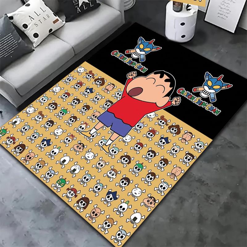 Crayon Shinchan Carpet Rug For Living Room Bedroom Home Sofa Decoration Kids Play Nonslip Floor Mat